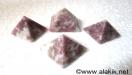 Lepidolite Pyramids 23-28mm